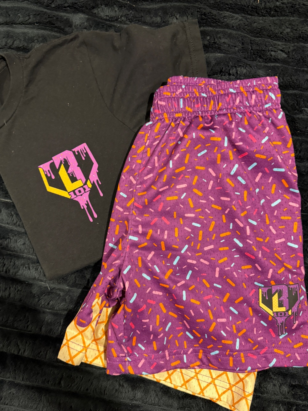 Boys Baseball Lifestyle 101 Size Youth Large - Cosmic Cone Crunch